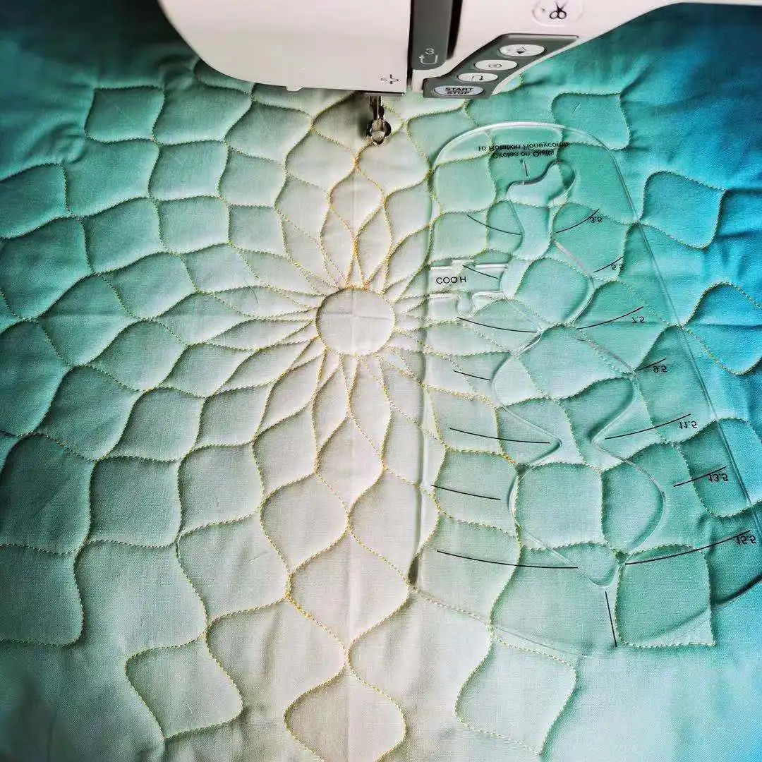 Стеганая линейка круги на одеяла 16 вращение соты для низкого хвостовика бытовой