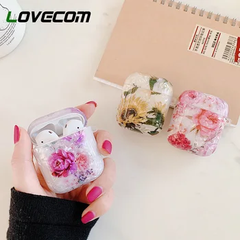 

LOVECOM Shell Texture Flowers Case For Apple AirPods Pro For AirPods 1 2 Case Soft IMD Wireless Bluetooth Earphone Protective
