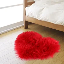 NICEYARD ковры для спальни мягкие лохматые в форме сердца 40x30 см Искусственный мех имитация овчины коврик пол коврики для гостиной