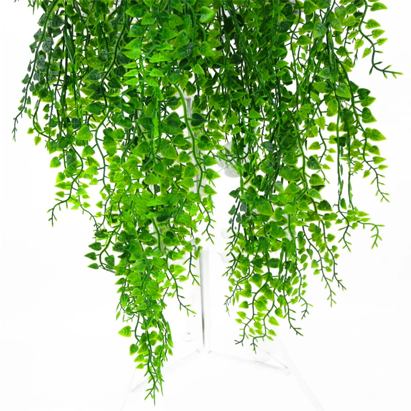 Plastic Artificial Fake Ivy Hanging Vine Green Plant Leaf Home Garden Wall Decor Environmentally friendly plastic materials