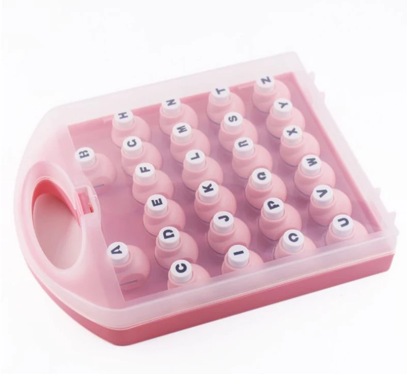 26 English Letter Alphabet Craft Hole Punch Set Alphabet Paper Punch