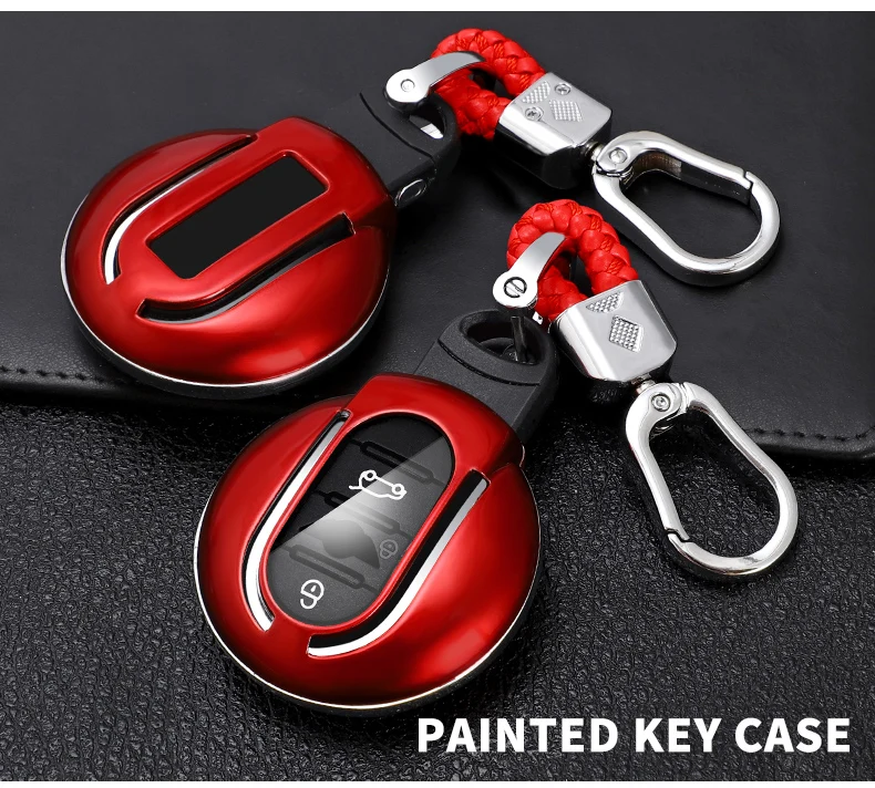 Carbon Fiber Car Smart Key Cover Case Fob Mini Cooper R55 Clubman Countryman F56 F55 F54 2018 2021 CarProtect Shell Accessories - Hf2d34265029f41c58d257499eae3c8b0L