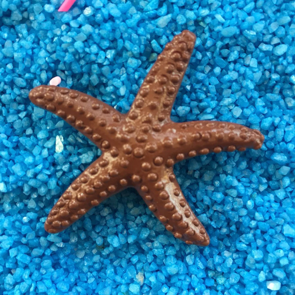 Eco-friendly Пластик пляжные прибрежных моделирование Starfish DIY ремесло орнамент декора