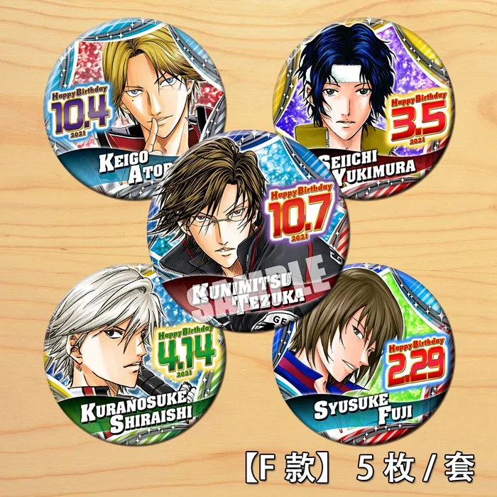 58 мм акриловые значки Ryoma Echizen Prince Теннисный значок Cool | Украшения и аксессуары
