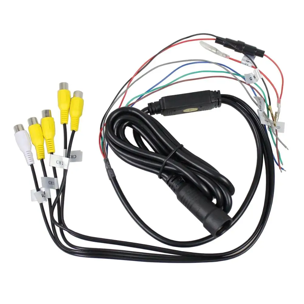 DIYKIT 10 дюймов Сплит четырехъядерный дисплей цветной монитор заднего вида Автомобильный монитор для автомобиля Грузовик Автобус камера заднего вида
