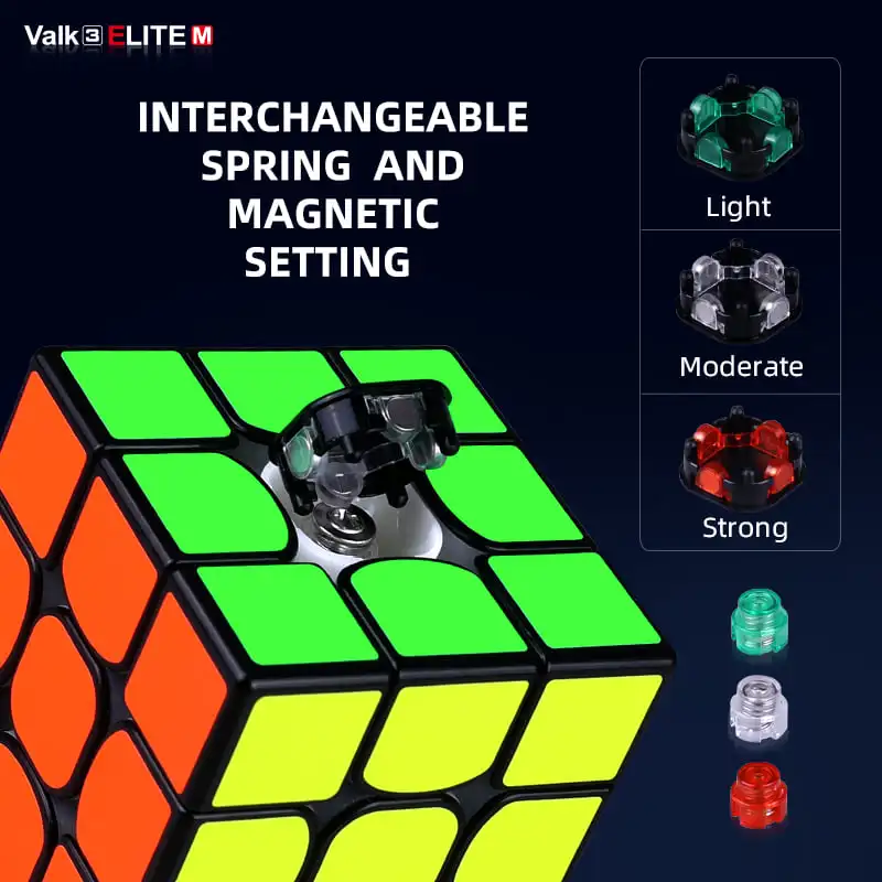 Qiyi Valk3 Elite M 3x3x3 cube Valk3 EliteM 3x3x3 Магнитный магический куб Valk3 M Elite 3x3 Магнитный скоростной куб Valk 3 Elite 3x3 cubo