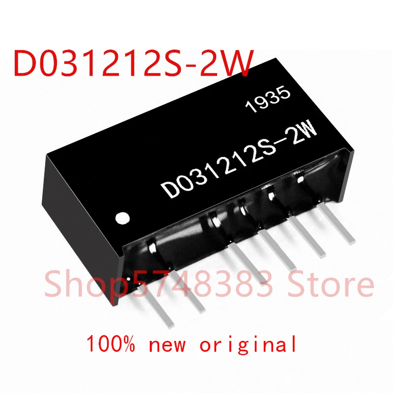 

1PCS/LOT D031212S-2W D031212S 2W D031212 double isolation independent double output positive 12v3.3v to + 12V and + 12V