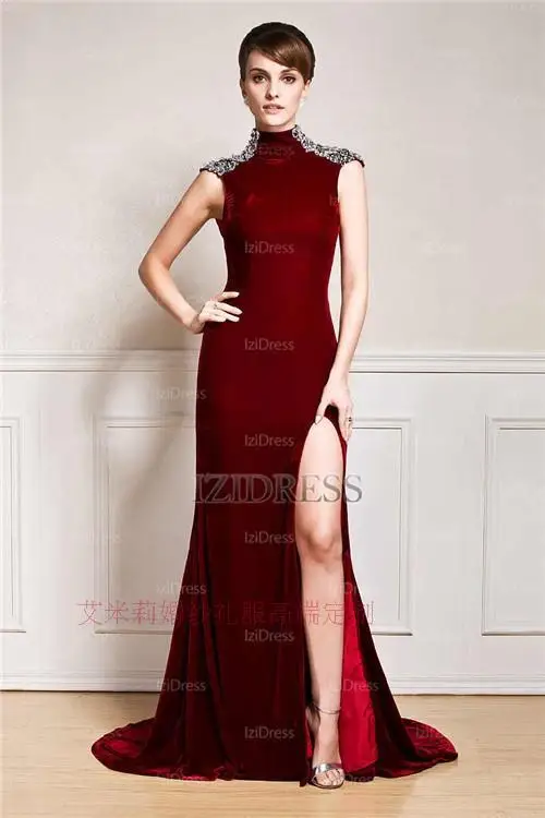 Robe de soiree 2018 nieuwe mode sexy backless highneck lange vestido de festa crystal avond elegant Moeder van de Bruid jurken Robe de soiree 2018 nieuwe mode sexy backless highneck lange vestido de festa crystal avond elegant Moeder van de Bruid jurken