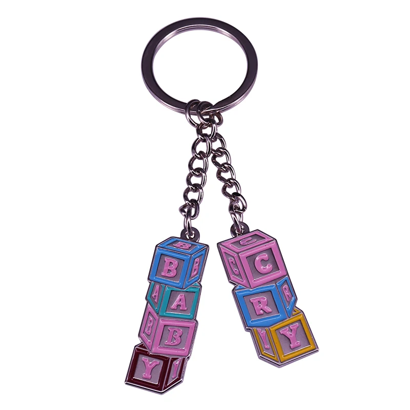 Cry Baby Inspired Pastel Building Blocks Keychain Best Accessory for Melanie Martinez Fans
