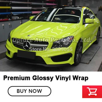 

Highest quality Crystal glossy tender green Vinyl Wrapping film super glossy vinyl Car Wrap Film low initial tack adhesive