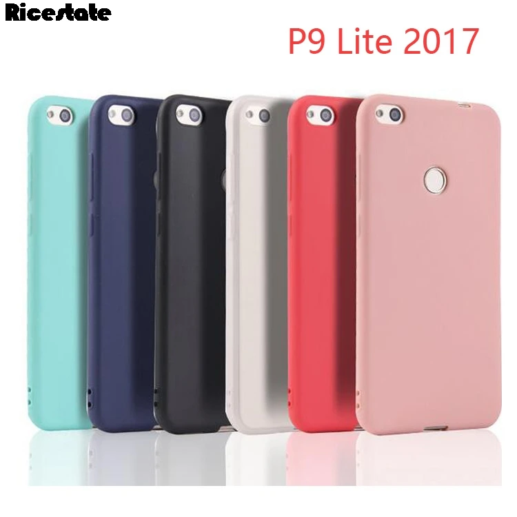 Funda de silicona para Huawei P9 lite, carcasa transparente de y mate, 2017, 2017|Fundas antigolpes para teléfono| -
