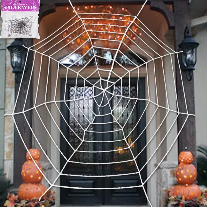 

Halloween decoration props ghost festival spider web 3 meters black Halloween decoration
