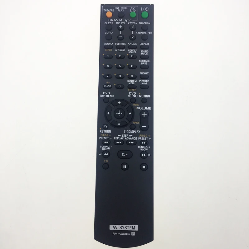

NEW Remote Control Replacement for Sony RM-ADU047 AV DVD Home Theater System