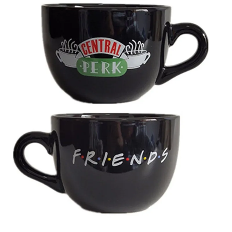 Friends Tv Show Series Central Perk Tazza Da Tè In Ceramica Per Caffè 650Ml Friends Central Perk Cappuccino Mug
