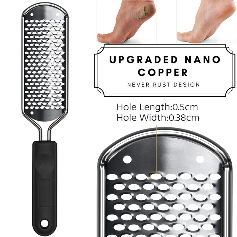 

Stainless Steel Foot Rasp File Foot The Feet Pedicure Rasp Remover Foot File Callus Remover Scrub Manicure Bathroom Products