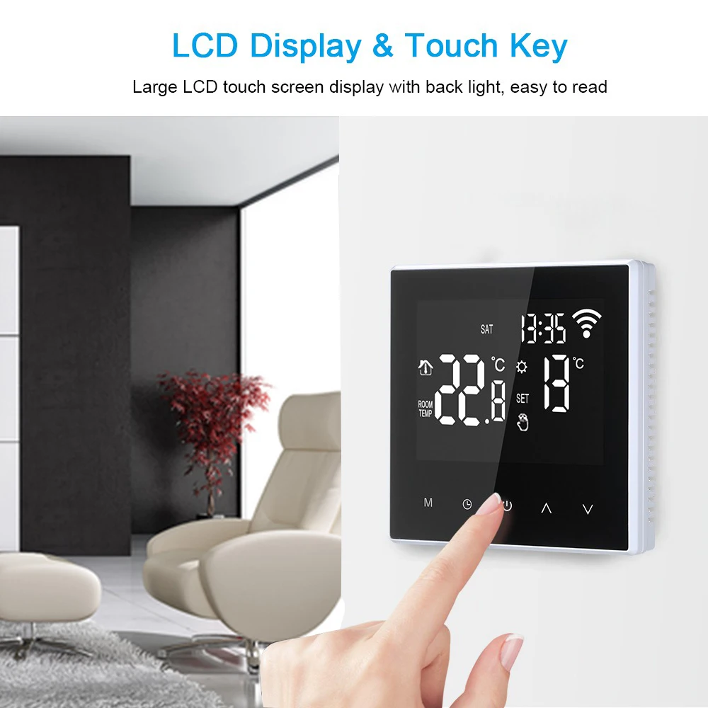 Smart Termostato Wifi Thermostat Temperature Controller for Electric Underfloor Heating APP Control Smart Thermostat For Home