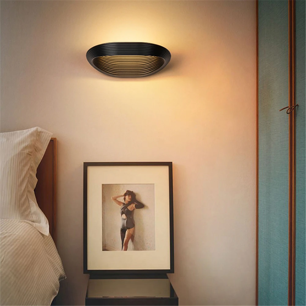 7W 12W LED Indoor Wall Lamp Bedroom Living Room Aisle Wall Light Lighting Aluminum Sconce Bedside Lamp Modern LED