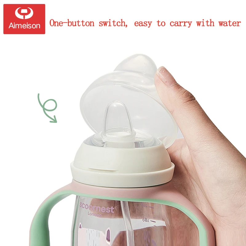 Baby Duckbill Cup Baby Learning Drinking Cup Leak-proof Sucking Straw Cup Household Anti-fall Children Drinking Water Cup
