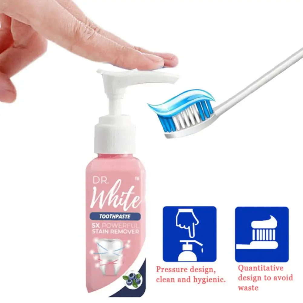 Пресс Blueberry Viaty зубная паста для выпечки соды интенсивное удаление пятен отбеливающая зубная паста зубная гигиена полости рта зубная паста