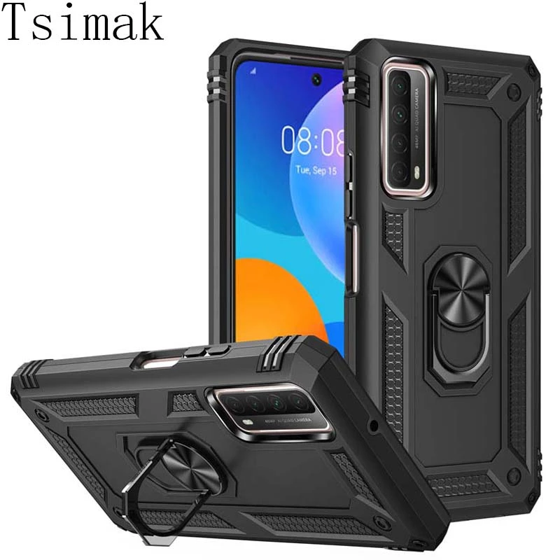 Armor Case For Huawei P Smart 2021 2020 Y5P Y6P Y7P Y8P Y7A Y9S Honor 20 9A 9C 9S P40 Lite E Nova 5T 7 8 9 SE 7i 8i Phone Cover