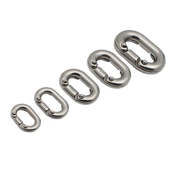 

Safety Snap HooK Chain Connecting Link 316 Stainless Steel For Yacht Boat Sailing Rv Accessories Camping Car Camper Van Parts