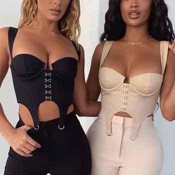 

2020 Summer Women Sexy Short Tshirt Camis Tank Tops Tees Summer Black Khaki Solid Strap Crop Tops Female T-shirt Women Female