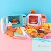 Kid's Kitchen Toys Simulation Microwave Oven Educational Toys Mini Kitchen Food Pretend Play Cutting Role Playing Girls Toys 6