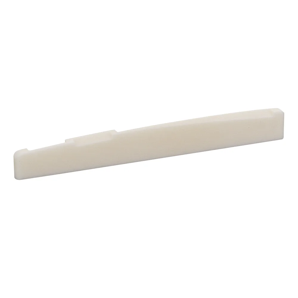 Left/Right Guitar Bridge Saddle Nut 6 String Made of Real Bone for Acoustic Guitar 43&times;6&times;9mm 72/76&times;3&times;9mm
