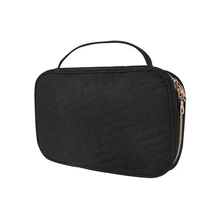 Ювелирные изделия для путешествий, записная книжка, путешествия мешок ювелирных изделий чехол для серьги Цепочки и ожерелья кольца часы Браслеты, Make Up Сумки 2-в-1 косметический Ca