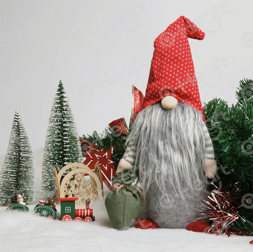 15inch Creative Christmas Swedish Gnome gift bag Tomte Gonme Large Stuffed Toy Elf Christmas Decoration For Home New Year Decor