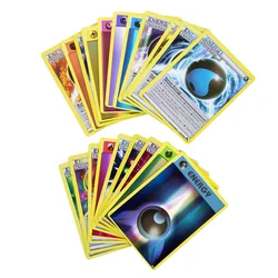 Jeu de cartes Pokemon, 20 pièces, bataille d'énergie, TAKARA TOMY Collection, carte de commerce en anglais brillant, boîte Booster, jouets pour enfants, cadeau 