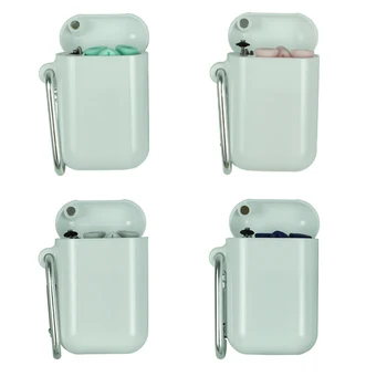 

4 sets Reusable Silicone Straw Outdoor Portable Foldable Drinking Straw With PP Luxury Carrying Case and Cleaning Brush