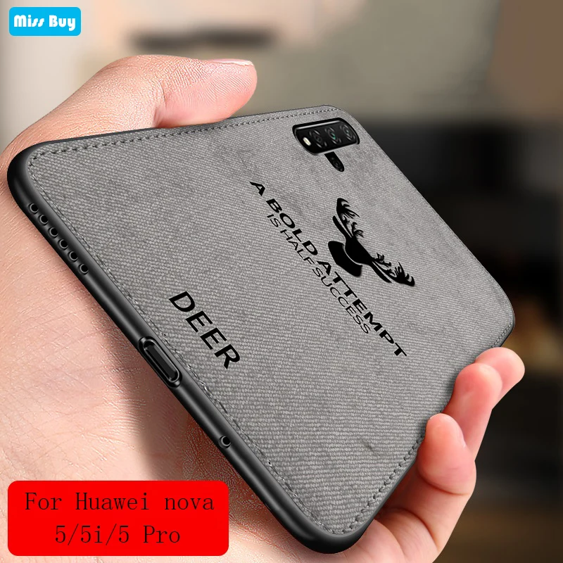 Shockproof Deer Cloth Case for Huawei Nova 5 5i 3 3i P20 Lite P30 Pro Mate 10 20 X 2 2s Plus P9 P10 Mate8 |