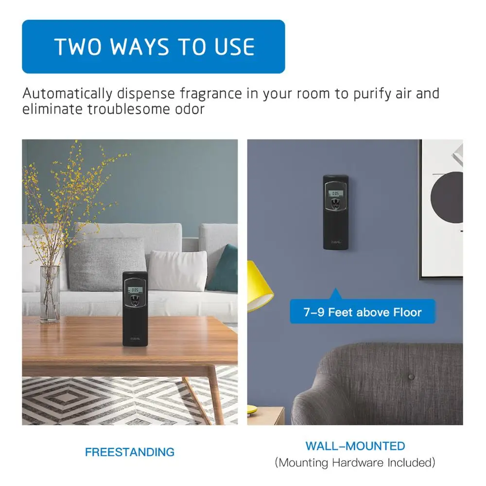 SVAVO настенный автоматический дозатор духов ЖК дисплей Экран аэрозольный