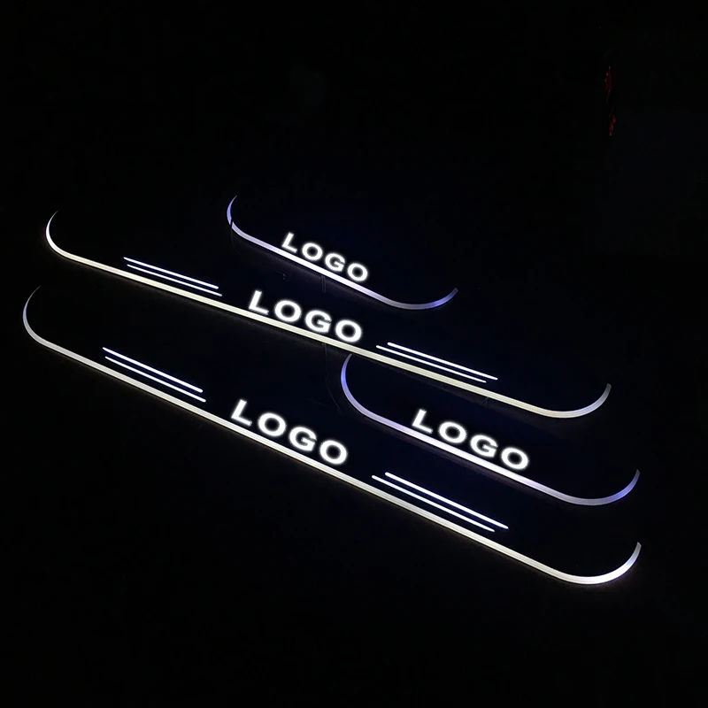 

LED Door Sill For Volkswagen CADDY Estate 6K9 9E7 9E9 2002 - 2009 Door Scuff Plate Pedal Threshold Welcome Light Car Accessories