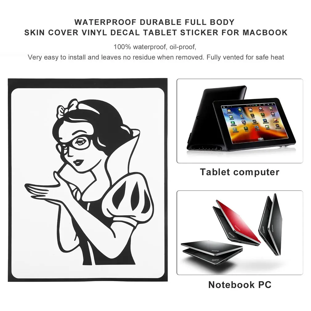 Наклейка для планшета для MACBOOK 13 дюймов 15 дюймов, чехол для всего тела, Виниловая наклейка, простой дизайн, принт для iPad Air Mini Tablet Macbook