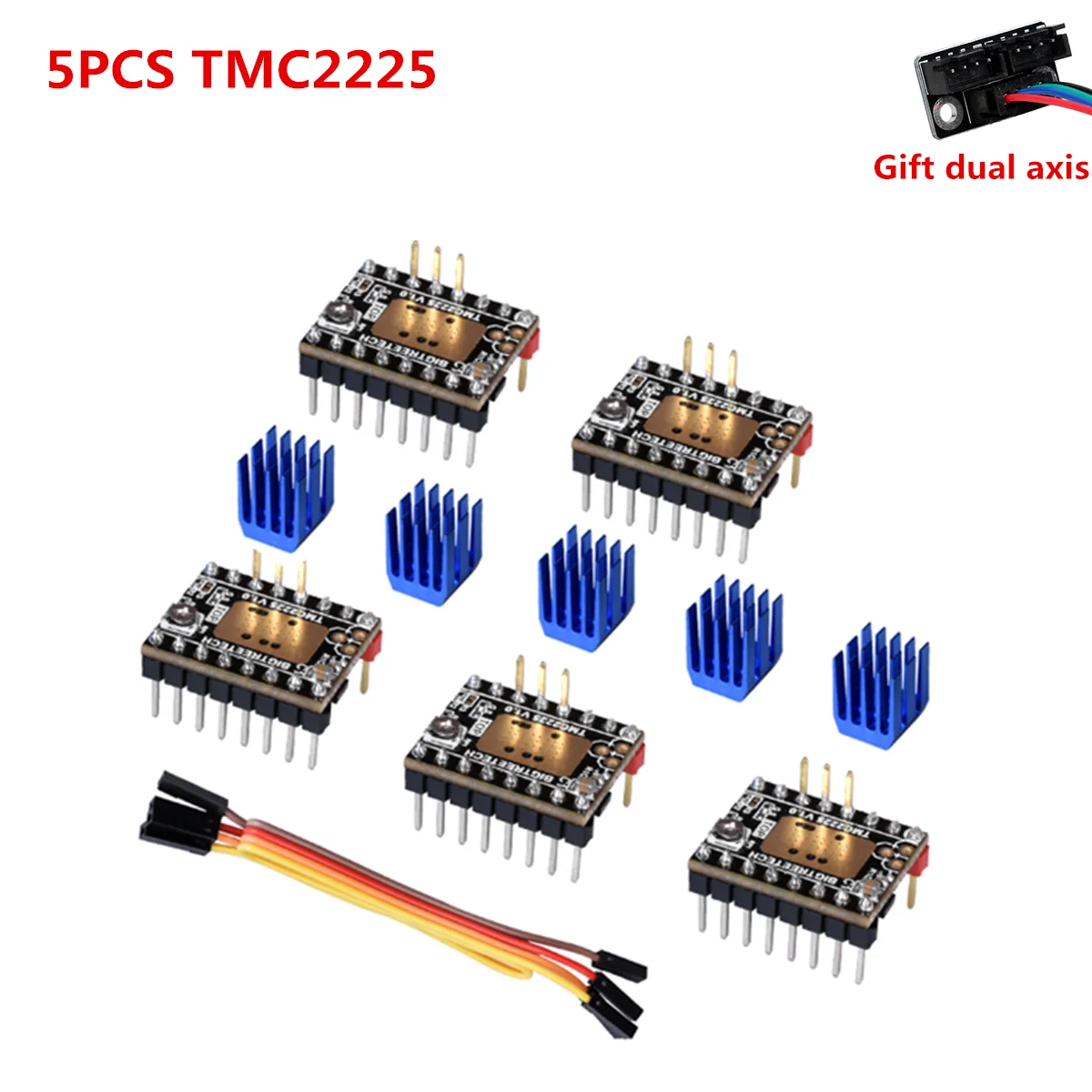 Драйвер BIGTREETECH TMC2225 UART для шагового двигателя модуль TMC замена TMC2209 TMC2208 TMC2130 SKR V1.3