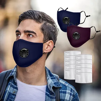

3PCS Mask +10 Filter Chip Reusable Mask Wind And Smog Pollution Reuseable Face Mask Mouth Mask Washable Face Mouth Mask Cloth