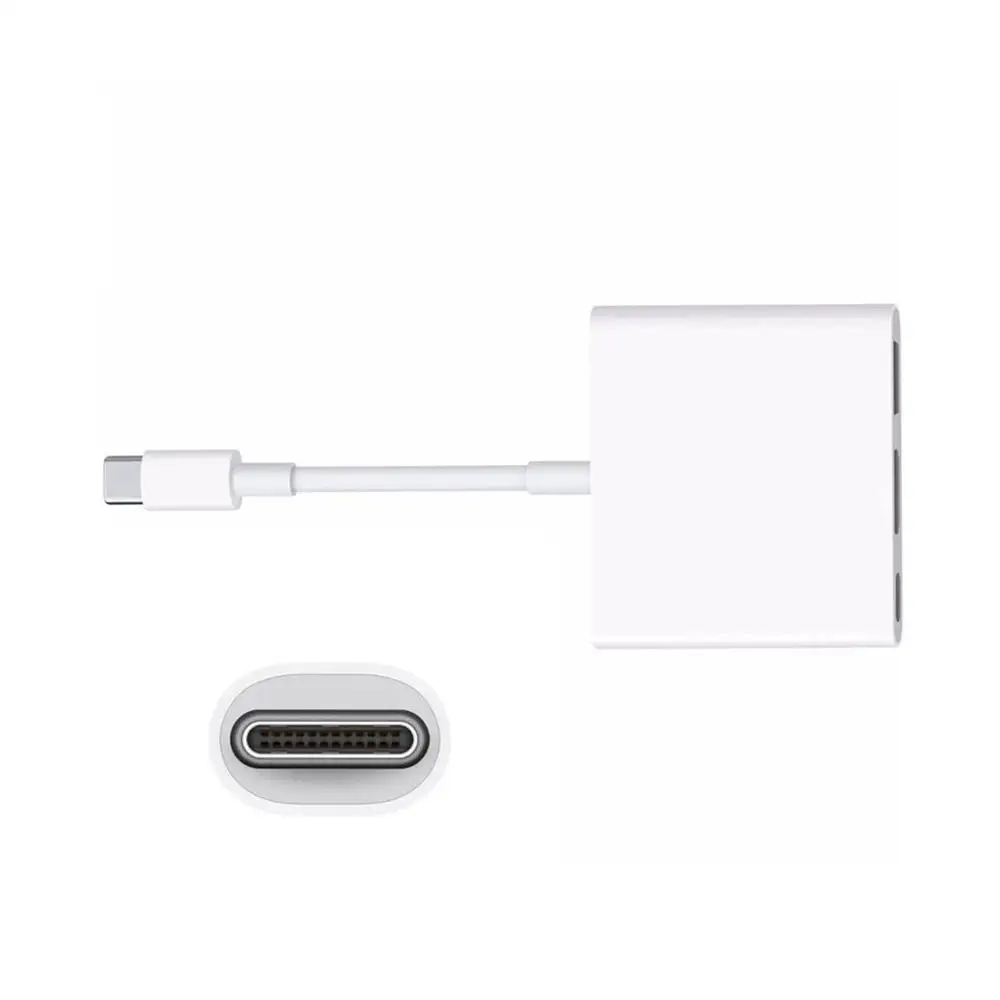 Тип-C кабель-Переходник USB C на HDMI конвертер USB кабель для передачи данных 3,1 Тип док-станция с USB мужского и женского пола цифровой av-адаптер с несколькими портами