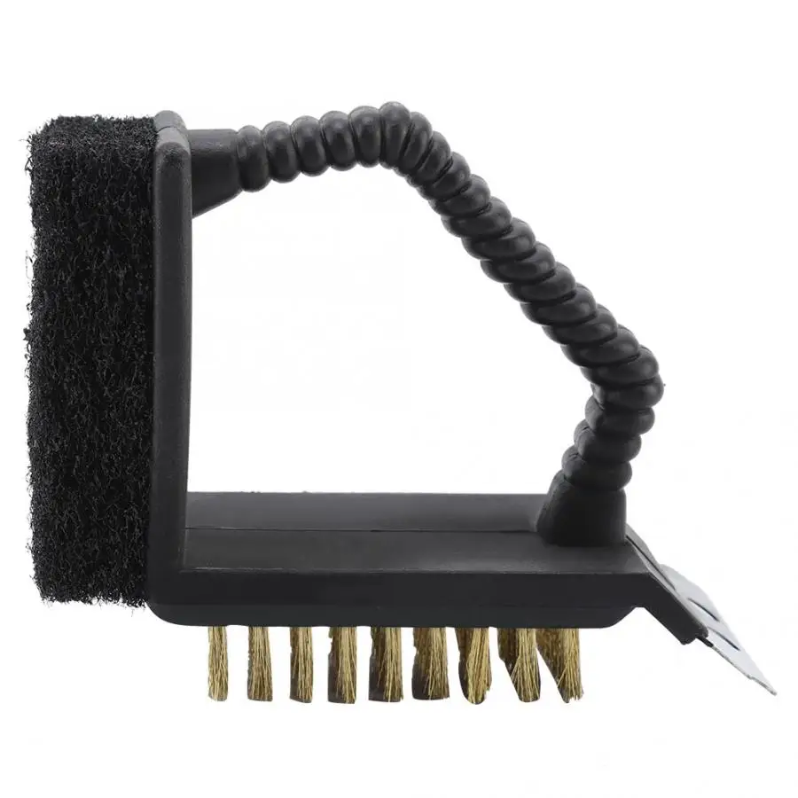 

barbecue set BBQ Cleaner Multi-functional 3-in-1 Durable Stainless Steel Barbecue Oven Cleansing Brush BBQ Cleaner Brush
