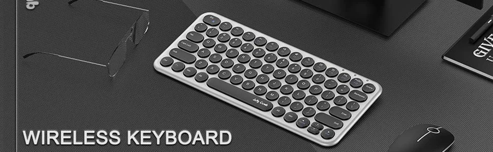 Желе расческа Ultra Slim 2,4 ГГц USB клавиатура и Мышь комбо для портативных ПК Windows XP/7/8/9 эргономичный круглый портом «мама» и удобно