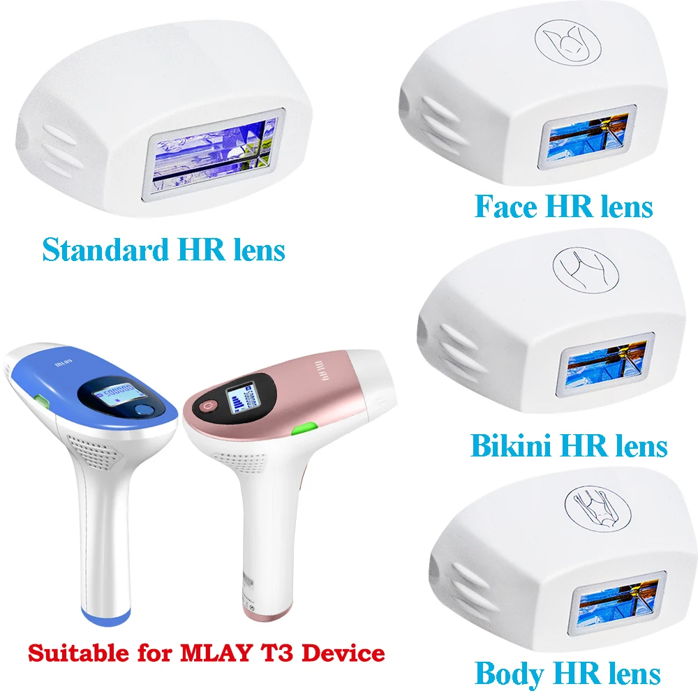 MLAY T3 Depilator Accessories Quartz Lamps 500000 Shots Hair Removal Lenses Use For Bikini Face Body Small Caps Special Lamp | Бытовая
