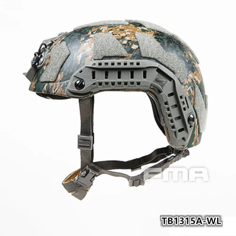 WL Тактический FMA Skirmish Caiman баллистический шлем FG Открытый SF супер высокий шлем TB1315A - Цвет: WL