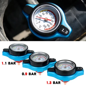 

Water Temperature Gauge with Utility Safe 0.9 1.1 1.3 Bar D1 Small Head Thermo Radiator Cap Tank Cover For VW BMW Audi Honda
