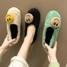 Женские зимние лоферы на меху; женские туфли на плоской подошве Балетки; черные удобные плюшевые теплые женские балетки на плоской подошве; водонепроницаемые Мокасины