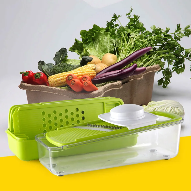 Multi-function shredder grater thick wire cut strips grinding potato chips cut vegetables shredded slices C318