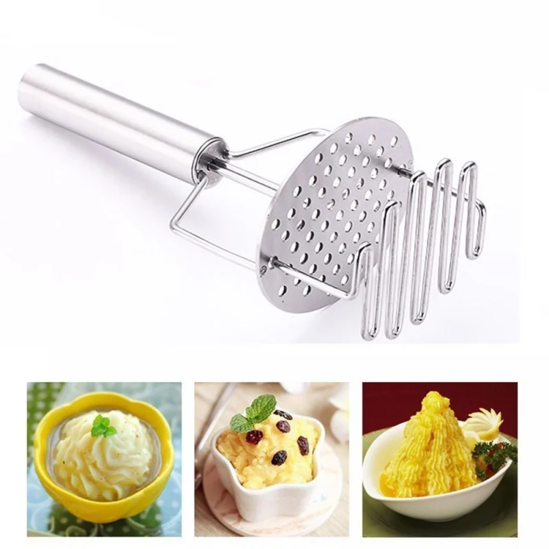 Кухонная машина для пюре и картофеля Ricers устройство для картофеля двухслойный салат из грязи инструмент для фруктов и овощей фото машина для пюре