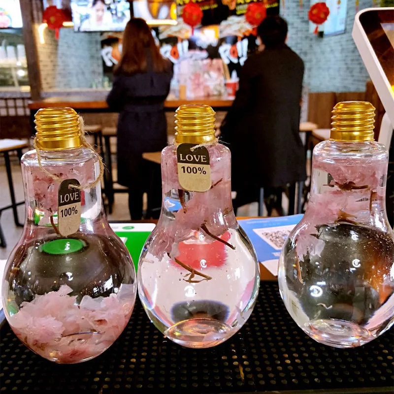 2019 инновационная лампочка бутылки для фруктового сока Высококачественная