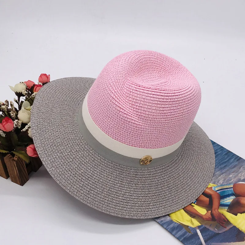 Summer Felt Sun Hat Women Vintage Wide Brim Lady Beach Sunhat Protection Caps Chapeu