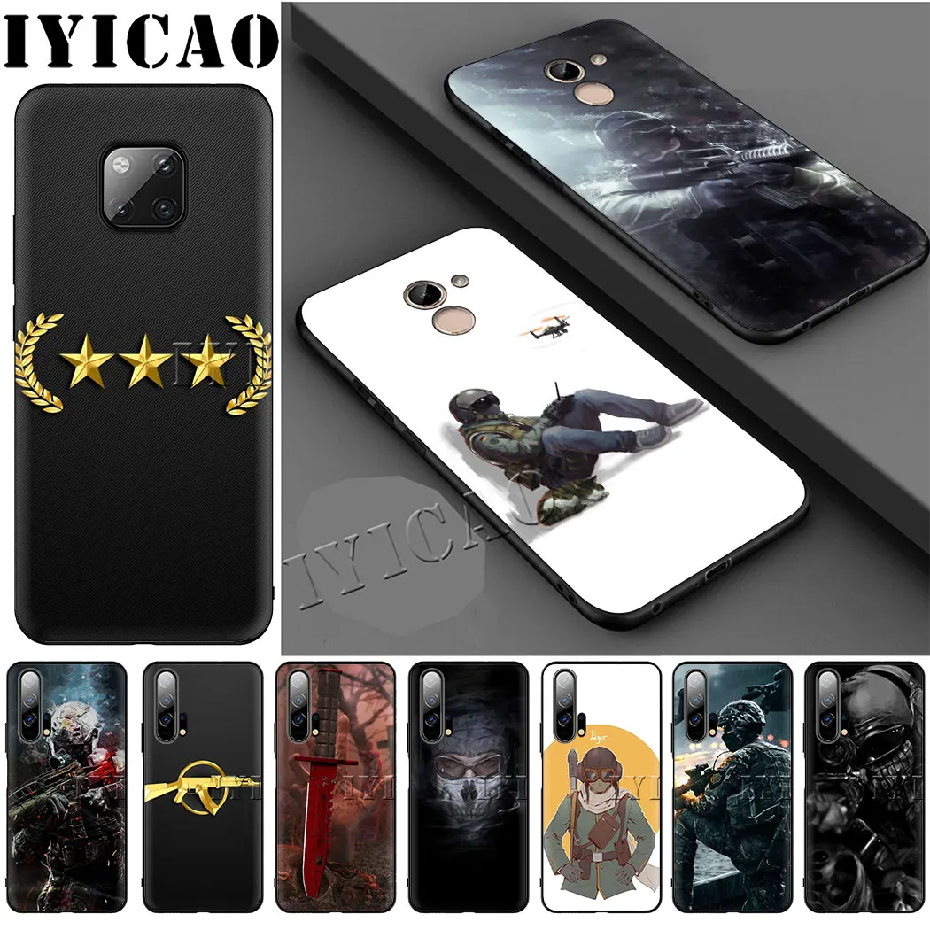 IYICAO игровой CS GO мягкий чехол для телефона huawei P30 P20 P10 P9 P8 Lite Pro P Smart Z Plus
